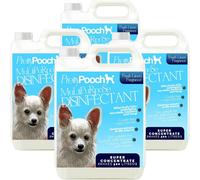 Pretty Pooch Multipurpose Disinfectant - Cleaner, Sanitiser, Deodoriser - Concentrated Formula - Fresh Linen 5L X4