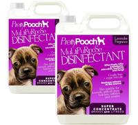 Pretty Pooch Multipurpose Disinfectant - Cleaner, Sanitiser, Deodoriser - Concentrated Formula - Lavender 5L X2