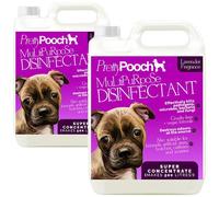 Pretty Pooch Multipurpose Disinfectant - Cleaner, Sanitiser, Deodoriser - Concentrated Formula - Lavender 5L x2