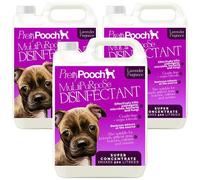 Pretty Pooch Multipurpose Disinfectant - Cleaner, Sanitiser, Deodoriser - Concentrated Formula - Lavender 5L x3
