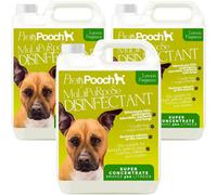 Pretty Pooch Multipurpose Disinfectant - Cleaner, Sanitiser, Deodoriser - Concentrated Formula - Lemon 5L X3