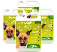 Pretty Pooch Multipurpose Disinfectant - Cleaner, Sanitiser, Deodoriser - Concentrated Formula - Lemon 5L X4