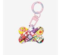 Pretty Presents Printing Fashion Dog Tags Acrylic Keychain Dog Bone Shape Double Sided Pattern Tags for Dogs and Cats