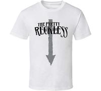 Pretty Reckless T-Shirt Graphic Mens Basic Short Sleeve Unisex Cotton Casual T-Shirt Black Size M