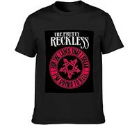 Pretty Reckless T-Shirt Unisex Shirt Printed Men T-Shirts Breathable Short Sleeve Casual Brand tee Clothing Soft Cotton StreetwearBlack (XX-Large)