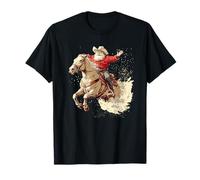 Pretty Riding Santa for Horses Lovers and Rider T-Shirt