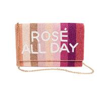 Pretty Robes ROSE ALL DAY Clutch Purse for Wedding Day Beaded Clutch Purse for Bachelorette Party Bridal Shower Gifts & Engagement Gifts for Bride To Be and for Women