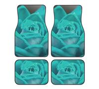 Pretty Rose Universal Car Floor Mats 4 Piece Set, Front & Rear Waterproof Non-Slip Car Foot Mats, Car Carpet Protectors For Most Sedans, Trucks, Suv