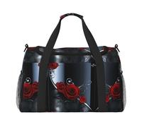 Pretty Roses Print Hand Travel Bag Ideal for Long-Distance Travel and Daily Use