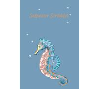 Pretty Seahorse Notebook. A5/6"x9"/150 Lined Pages/ Paperback. Back to School Notebooks . Sea Life Themed Notebooks for Children. Sea Horse Themed Gifts. Sea Life Notebooks.