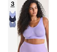 Pretty Secrets Seamless Comfort Tops Lilac/Blue 16/18