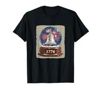 Pretty Snow Globe in Freedom Look for Boys and Girls T-Shirt