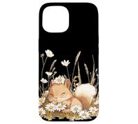 Pretty Squirrel with Daisy Flower Costume for Daisies Fans Case for iPhone 15