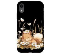 Pretty Squirrel with Daisy Flower Costume for Daisies Fans Case for iPhone XR