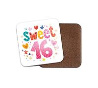 Pretty Sweet Sixteenth Coaster - Happy Birthday Party Celebrate Fun #19132