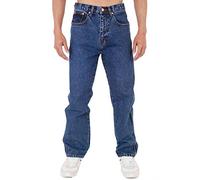 Pretty T Things Aztec Jeans for Men's Heavy Duty Work WEAR Regular Straight FIT in Attractive Colors in Stone Wash, Waist 40" (27" X-Short Leg)