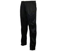 Pretty T Things Men's Plain Casual Classic Side Zip Pockets Silky Jogger Gym Bottoms/Trousers in Black Or Navy Colours Size S-6XL (Black - 2 Side Zip Pockets, Medium)