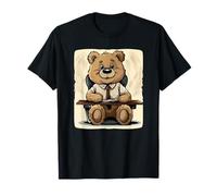 Pretty Teddy Bear in Office Job Costume for Man and Woman T-Shirt