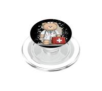 Pretty Teddy Doc Costume for Hospital and Bears Lovers PopSockets PopGrip for MagSafe