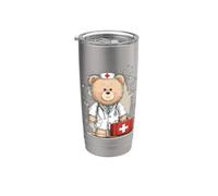 Pretty Teddy Doc Costume for Hospital and Bears Lovers Stainless Steel Insulated Tumbler