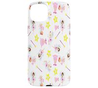 Pretty Tooth Fairy Magic Wand White Teeth Yellow Star Case for iPhone 15 Plus