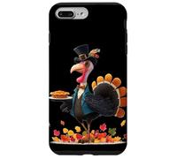 Pretty Turkey with Hat and Fall Pie for Thanksgiving Case for iPhone 7 Plus/8 Plus