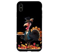 Pretty Turkey with Hat and Fall Pie for Thanksgiving Case for iPhone XS Max