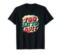 Pretty Vibrant Too lit to Quit Emblem T-Shirt
