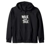 Pretty Walk that Talk Speech Zip Hoodie