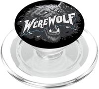 Pretty Werewolf Face for Halloween Boys and Girls PopSockets PopGrip for MagSafe