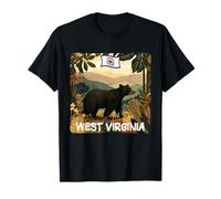 Pretty West Virginia Bear Graphic Costume T-Shirt