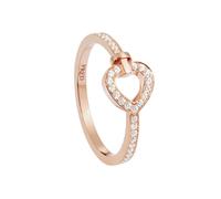 Pretty Woman 18ct Rose Gold 0.21ct Diamond Ring - Ring Size L