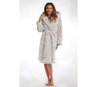 Pretty Woman Women's Frosted Super Cosy Robe in Grey | Size: Large/XL Pretty Woman Grey L/XL