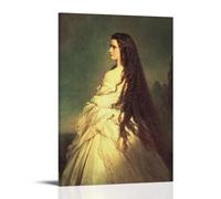 Pretty WomanArt Canvas Print of Oil Paintings Reproduction Modern Canvas Print Artwork Abstract Landscape Pictures Printed on Canvas Wall Art for Home Office DecorationsFrame-style08x12inch(20x30cm)