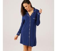 Pretty You London Bamboo Nightshirt GREY MARL SIZE 8