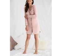 Pretty You London Women's Bamboo Nightshirt in Pink - UK 10 - Pink