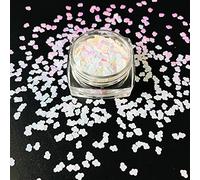 PrettyG 10 Grams/Pack - 3mm Clouds Shape Glitter Sequins - Festival Rave Beauty Makeup Face Body Nail Art Decoration C21R