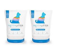 PrettyLitter Health Monitoring Cat Litter (Lotus Flower, Non Clumping) | Lightweight & Low Tracking, Color Changing Silica Gel Crystals, Advanced Odor Control - 6 Lbs, Pack of 2 (Two Month Supply)