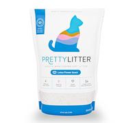 PrettyLitter Health Monitoring Cat Litter, Scented Lotus Flower, Non-Clumping Crystal Litter, 6 lbs (Pack of 1)