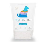 PrettyLitter Health Monitoring Cat Litter (Unscented, Non Clumping) | Lightweight & Low Tracking, Color Changing Silica Gel Crystals, Advanced Odor Control - 6 Lbs, Pack of 1 (One Month Supply)
