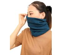 Prettystern Ladies Cashmere Wool Loop Scarf - Blue - 52cm x 24cm - 4g - Tube Scarf - Solid - Women's Accessory