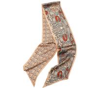 Prettystern Men's Women's Elegant 2-Layer Slim Long Tie Scarf Silk Scarf Neckerchief for Feeling and Summer, DS26 with pointed end, 2-lagig, 150 cm X 16 cm