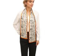 Prettystern Men's Women's Elegant 2-Layer Slim Long Tie Scarf Silk Scarf Neckerchief for Feeling and Summer, DS10, 2-lagig, 150 cm X 16 cm