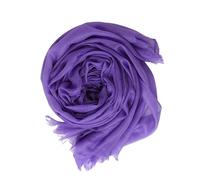 Prettystern Puro Ring Cashmere Pashmina Scarf Lightweight Thin Cashmere Wool Shawl with Fringes for Women, 30 purple, 200 cm X 100 cm