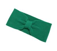 Prettystern Women's 100% Cashmere Bow Headband Ear Warmer Forehead Warmer Head Band Turquoise Green
