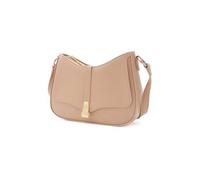 Prettyzys Half Moon Shoulder Bag for Women Vintage Retro Vegan Leather Clutch Tote Shoulder Bag Handbag for Women, apricot