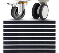 Pretwad Pack of 8 Luggage Protectors, Portable Wheel Covers, Shockproof Luggage Protection Cover, Reduces Noise, Silicone Luggage Compartment Wheel Protection Cover, Suitable for Hand Luggage on