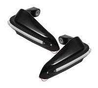 PRETYZOOM 1 Pair Motorcycle Handguard Turn Signal Lights LED Pp Material Sl xterior Design Easy Setup Wind Protector for Motocross Riders