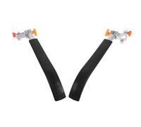 PRETYZOOM 1 Pair Wheelchair Extension Handlebars Metal and Plastic Rotatable Armrest Extenders for Enhanced Support and Caregiver Assistance Suitable for Rehabilitation Centers Random Color