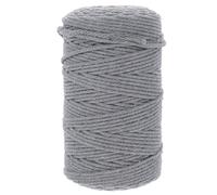 PRETYZOOM 1 Roll of Colorful Cotton Rope 3mm Thick Hand-Woven Soft Cotton Thread for DIY Decoration and Crafting, Easy to Carry Braided Rope for Hanging Blanket and Macrame Projects